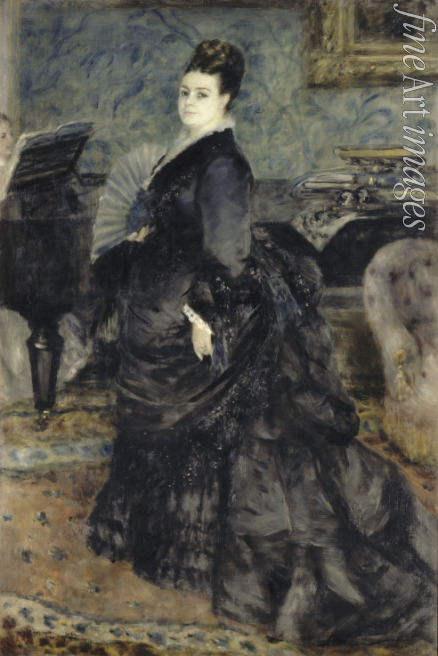 Renoir Pierre Auguste - Portrait of a Woman, called of Mme Georges Hartmann
