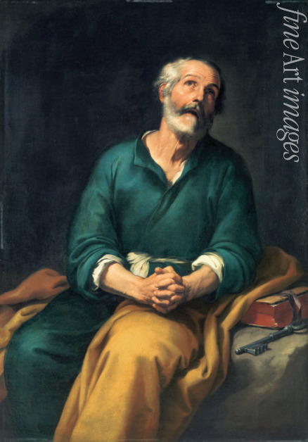 Murillo Bartolomé Estebàn - Heiliger Petrus unter Tränen