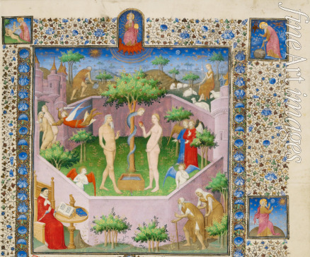 Boucicaut Master (Master of the Hours for Marshal Boucicaut) - The Story of Adam and Eve