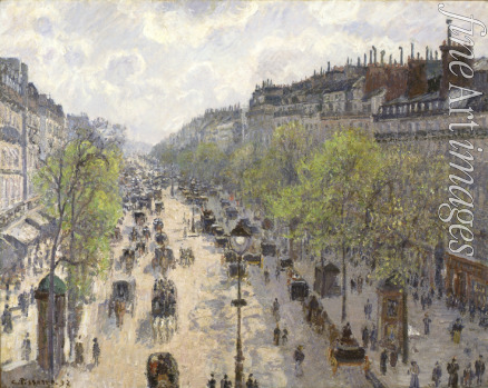 Pissarro Camille - Boulevard Montmartre; Frühling