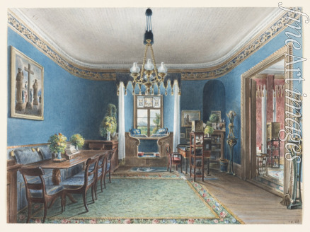 Klose Friedrich Wilhelm - Das Blaue Zimmer, Schloss Fischbach