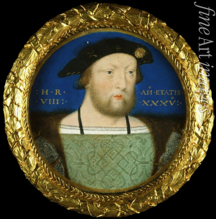 Horenbout (Hornebolte) Lucas - Porträt von König Heinrich VIII. von England