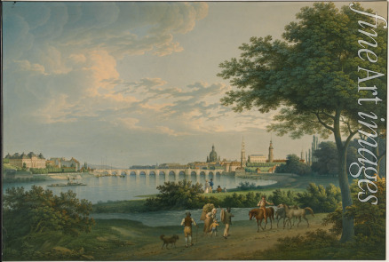 Hammer Christian Gottlieb - View of Dresden