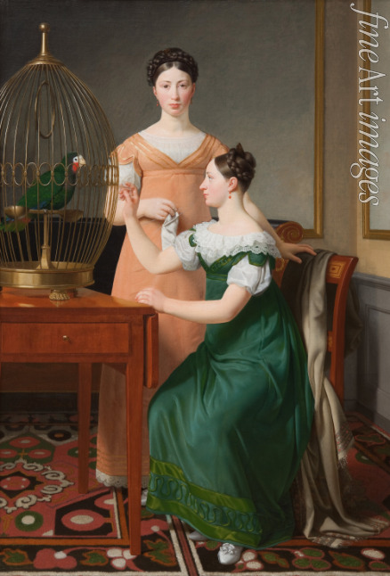 Eckersberg Christoffer-Wilhelm - Mendel Levin Nathanson's Elder Daughters, Bella and Hanna