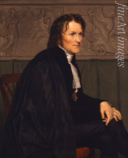 Eckersberg Christoffer-Wilhelm - Portrait of the sculptor Bertel Thorvaldsen (1770-1844)