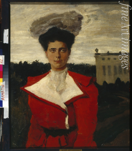 Bakst Léon - Porträt von Großfürstin Jelena Wladimirowna von Russland (1882-1957)