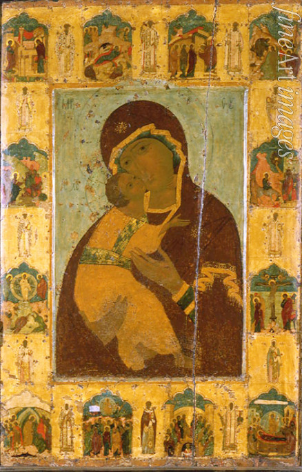 Russian icon - The Virgin of Vladimir