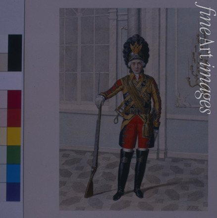 Terebenew Michail Iwanowitsch - Offizier des Garde-Kavallerie-Regiments 1764-1796