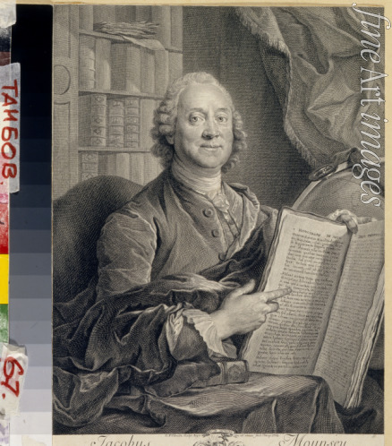 Schmidt Georg Freidrich - Porträt von James Mounsey (1709/10-1773)