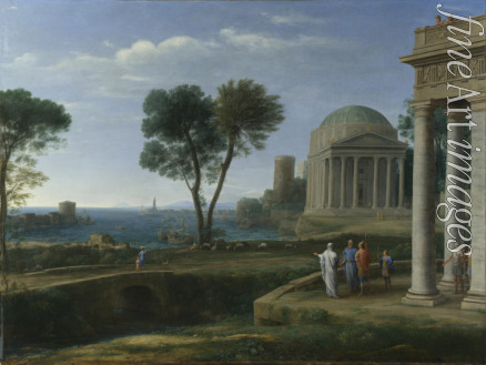 Lorrain Claude - Landschaft mit Aeneas in Delos