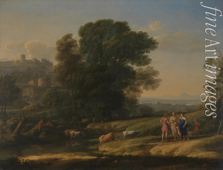 Lorrain Claude - Landscape with Cephalus and Procris reunited by Diana