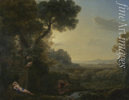 Lorrain Claude - Landscape with Narcissus and Echo