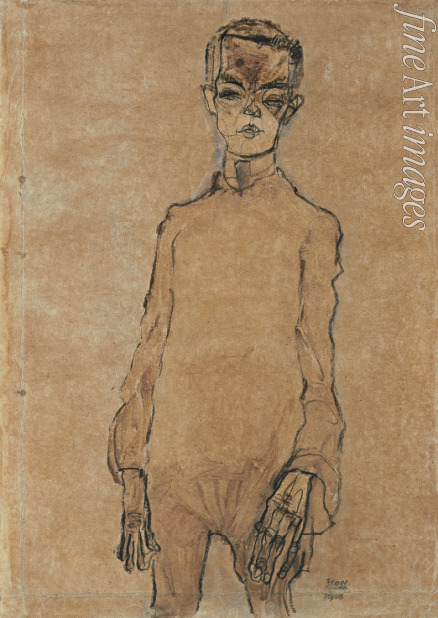 Schiele Egon - Self-Portrait
