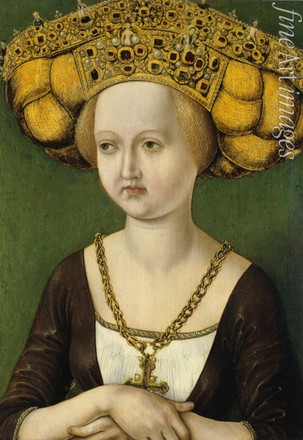 Austrian Artist ot the Tyrol School - Portrait of Kunigunde of Austria (1465-1520)