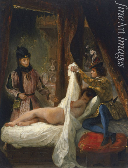 Delacroix Eugène - The Duke of Orléans showing his Lover