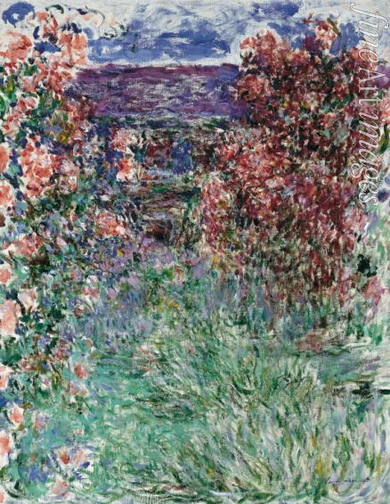 Monet Claude - Das Haus zwischen den Rosen