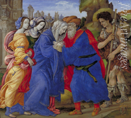 Lippi Filippino - Begegnung Joachims und Annas an der Goldenen Pforte