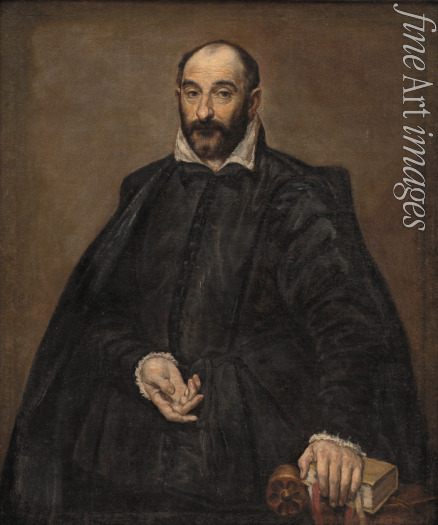 El Greco Dominico - Bildnis eines Mannes (Andrea Palladio)