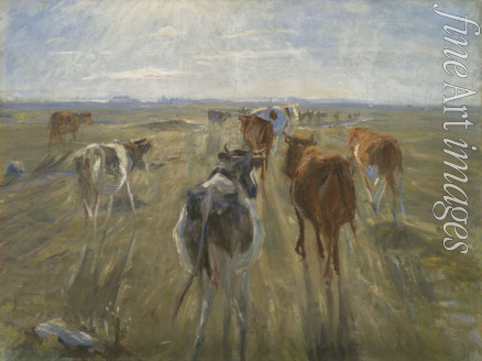 Philipsen Theodor - Long Shadows. Cattle on the Island of Saltholm