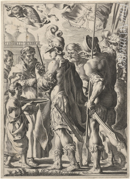 Matham Theodor - Alexander der Große durchtrennt den Gordischen Knoten