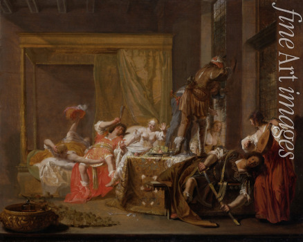Knüpfer Nicolaes - Gesellschaft in einem Bordell (Messalina und Gaius Silius)