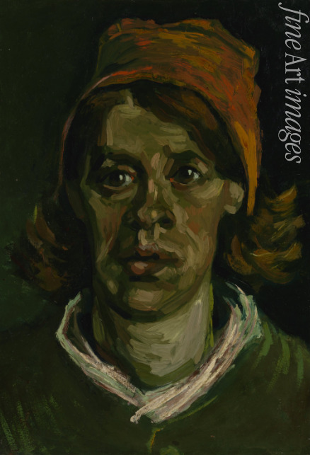 Gogh Vincent van - Kopf einer Bäuerin mit roter Haube