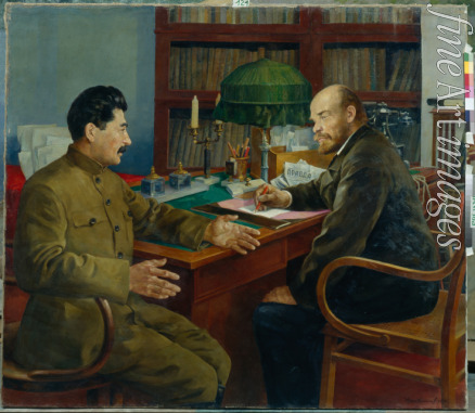 Schestopalow Nikolai Iwanowitsch - Lenin und Stalin