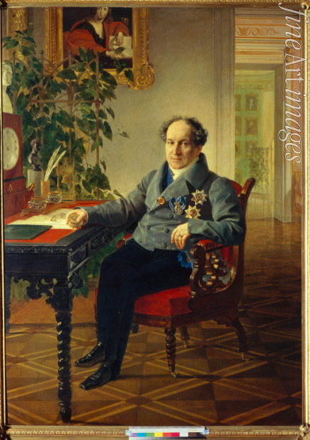 Briullov Karl Pavlovich - Portrait of Prince Alexander Nikolayevich Golitsyn (1773-1844)