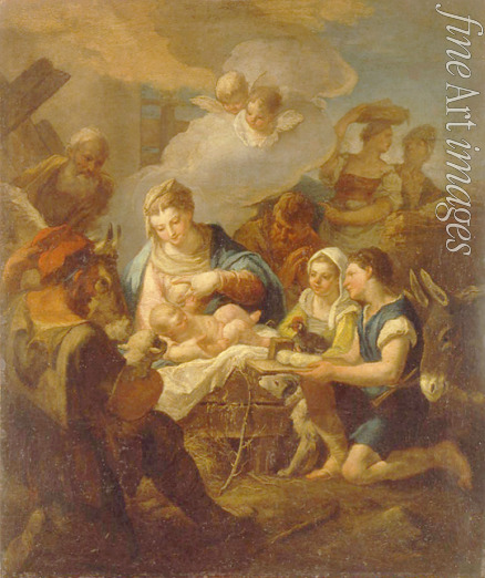 Grassi Nicola - The Adoration of the Christ Child