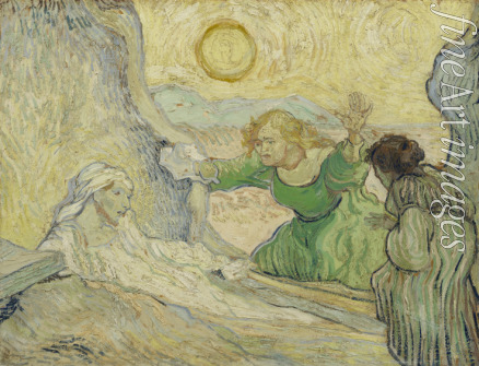 Gogh Vincent van - The Raising of Lazarus (after Rembrandt)