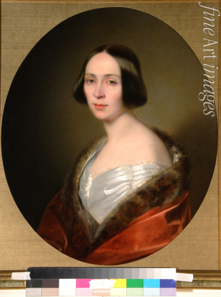 Kozina Sándor - Portrait of Countess Luise Trofimovna Golitsyna (1810-1887), née Baranova