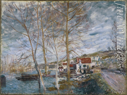 Sisley Alfred - Flood at Moret (Inondation à Moret)