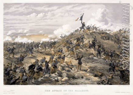Simpson William - Attack on the Malakoff redoubt on 7 September 1855