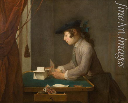 Chardin Jean-Baptiste Siméon - Das Kartenhaus