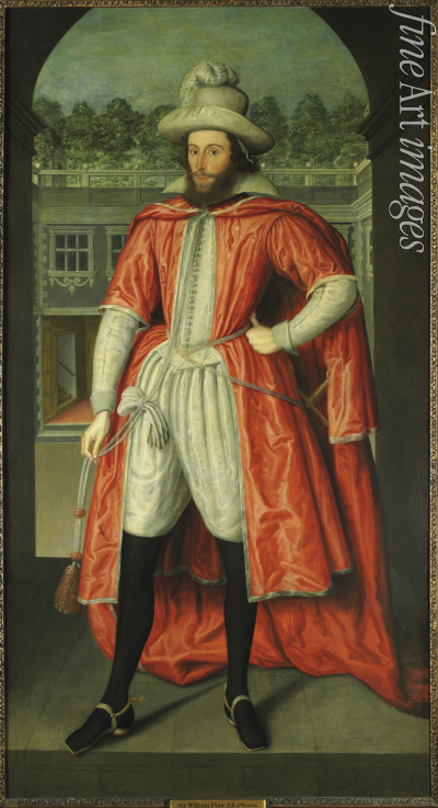 Peake Robert the Elder - Portrait of William Pope, 1st Earl of Downe (1573-1631) as a Knight of the Bath
