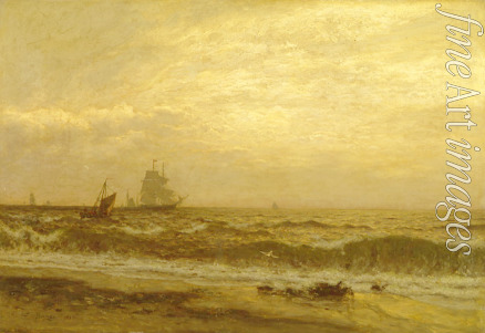 Runge Julius Friedrich - Ships on the sea