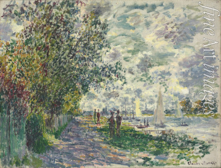 Monet Claude - La berge du Petit-Gennevilliers
