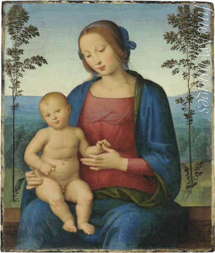 Lo Spagna (Giovanni di Pietro) - Madonna mit dem Kind