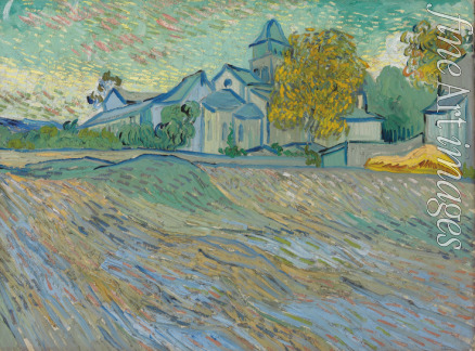 Gogh Vincent van - Vue de l'asile et de la Chapelle de Saint-Rémy
