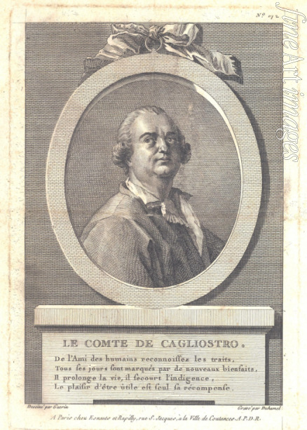 Duhamel du Monceau Henri-Louis - Count Alessandro di Cagliostro (1743-1795)