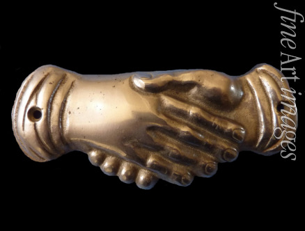Unbekannter Künstler - Handschlag der Freimaurer. Symbol