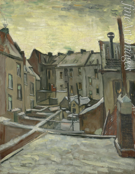 Gogh Vincent van - Häuser, von hinten gesehen