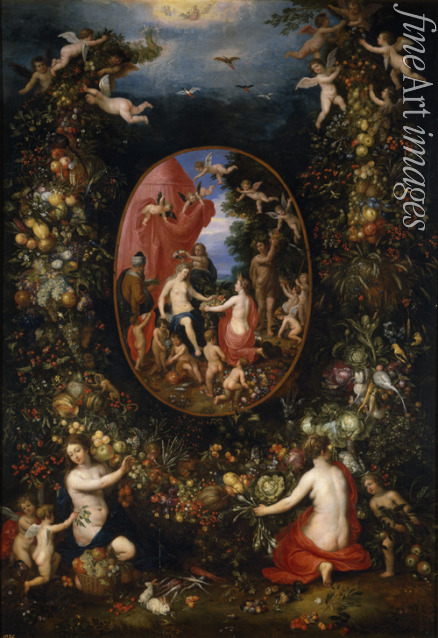 Brueghel Jan der Ältere - Kybele und die Jahreszeiten
