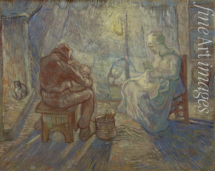 Gogh Vincent van - Night (after Millet)