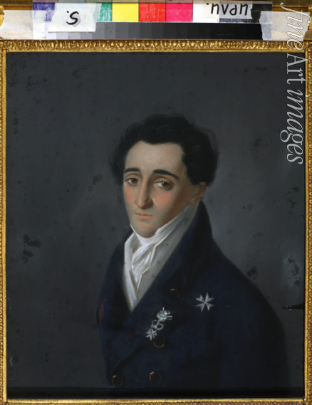 Bardou Karl Wilhelm - Portrait of Christofor Ekimovich Abamelik-Lazarev (1789-1871)