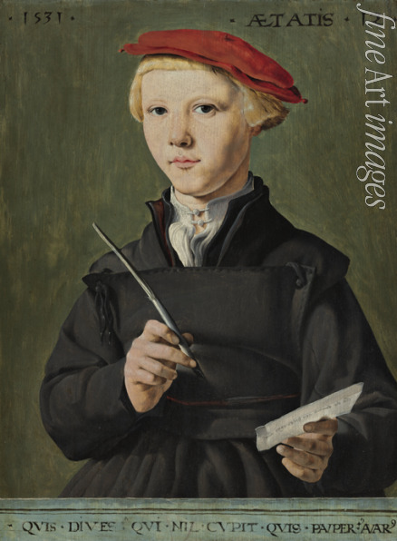 Scorel Jan van - Porträt eines jungen Schülers