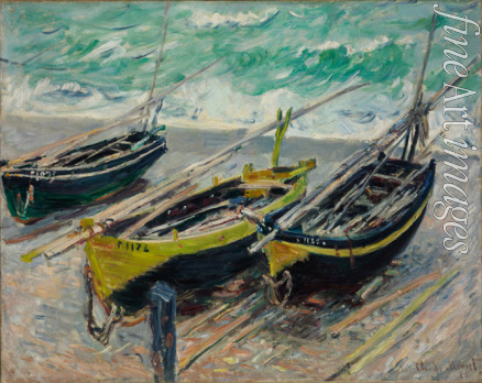 Monet Claude - Three Fishing Boats