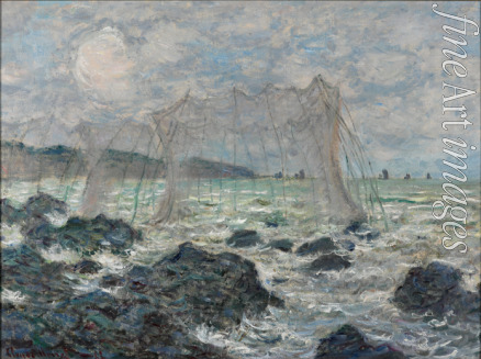 Monet Claude - Fischernetze in Pourville