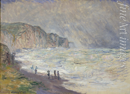 Monet Claude - Stürmische See in Pourville