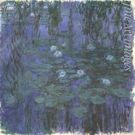 Monet Claude - Blaue Seerosen